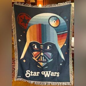 Mohawk Home Star Wars/Darth Vader tapestry throw blanket